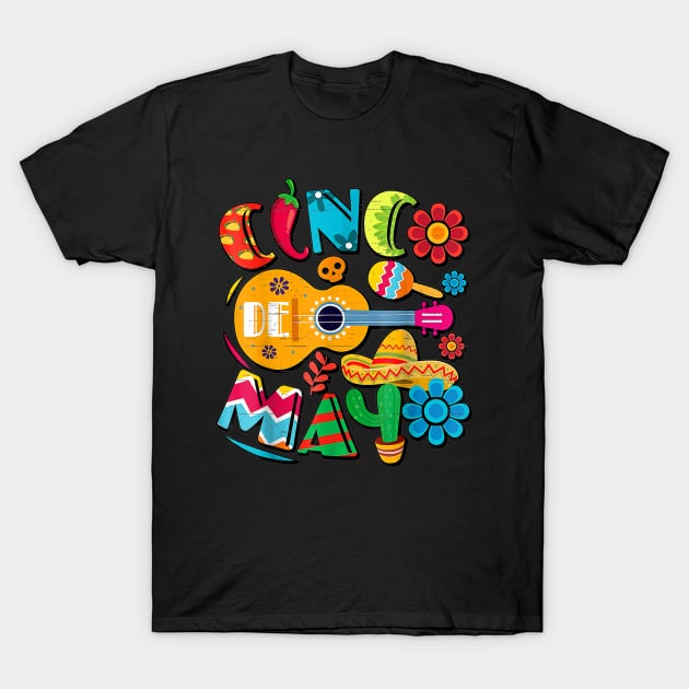 Cinco De Mayo Mexican Fiesta 5 De Mayo Family Matching T-Shirt by SuperMama1650